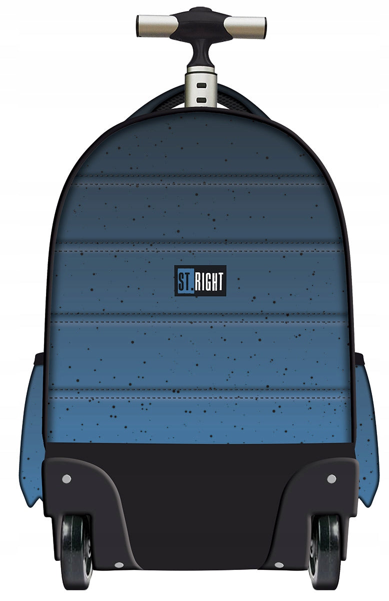 SCHOOL BACKPACK ON WHEELS SPACE MOON NASA ST. RIGHT EAN (GTIN) 5903235653353
