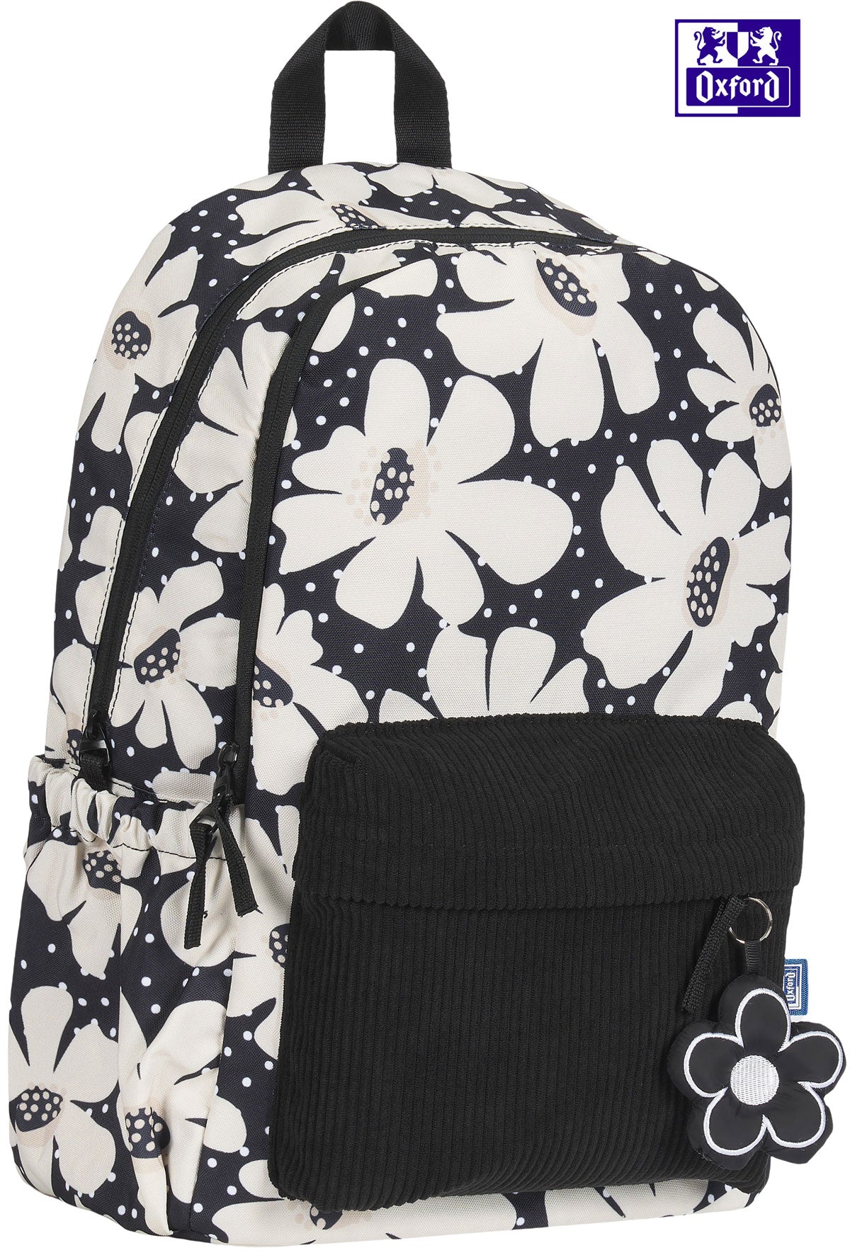 SCHOOL BACKPACK OXFORD BLOOM – BLACK FOR GIRLS TOP400196448 Manufacturer code 400196444