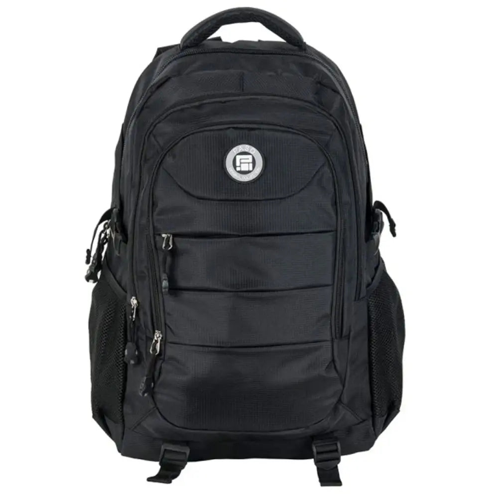 SCHOOL BACKPACK PASO BLACK 4 POCKETS LAPTOP 35L Packaging status original