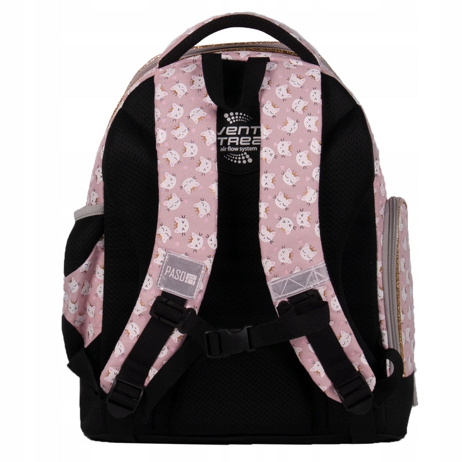 SCHOOL BACKPACK PASO KITTEN FOR GIRLS PLUSH ELEMENTARY SCHOOL EAN (GTIN) 5903162129136