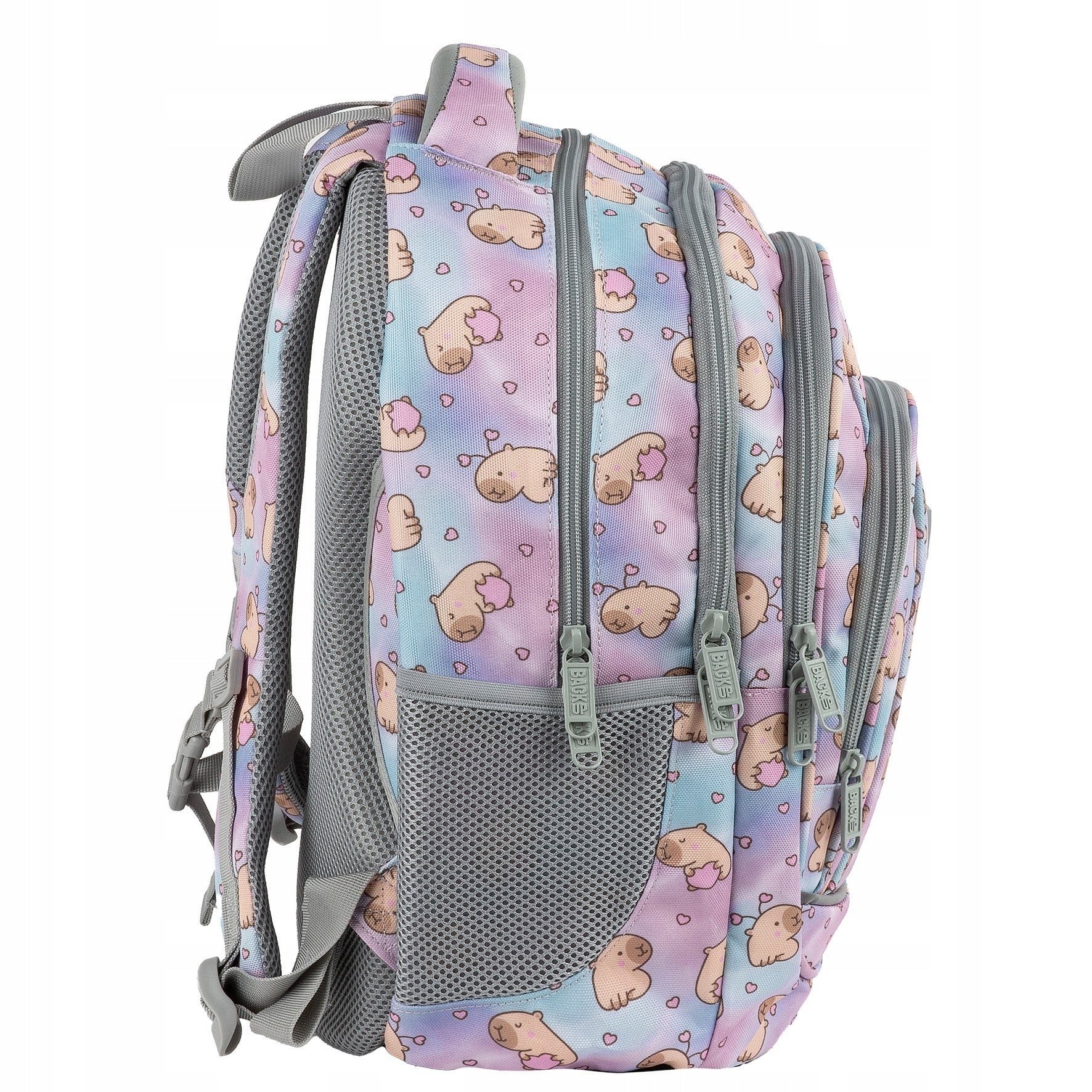 SCHOOL BACKPACK PASTEL CAPYBARA FOR CLASS 3 4 5 6 BackUp SPACIOUS 26 l Brand Back Up