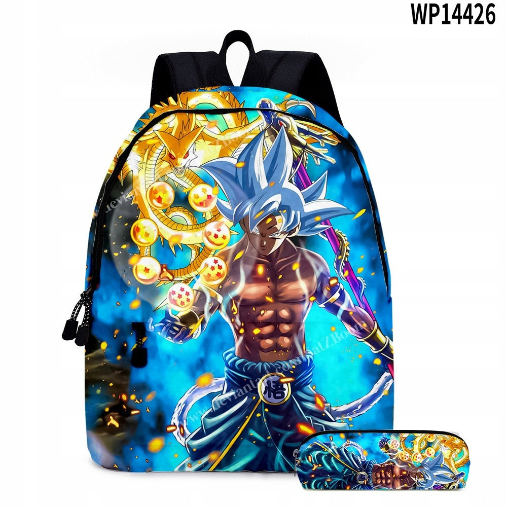 SCHOOL BACKPACK PENCIL CASE DRAGON BALL 2.Son Goku VARIOUS DESIGNS Manufacturer code WS34BH5TGV