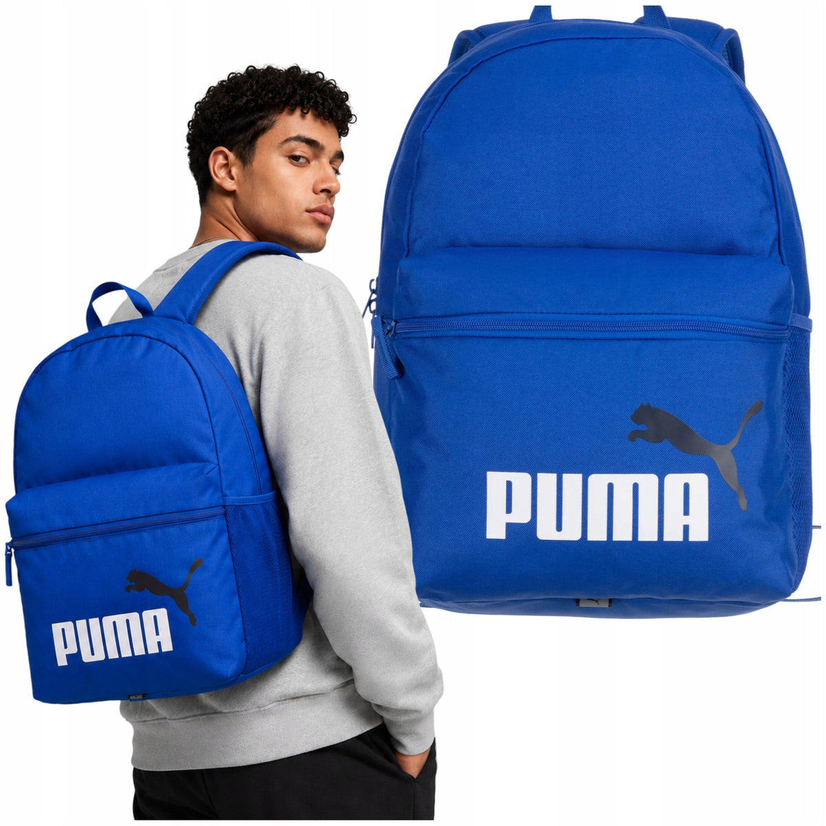 SCHOOL BACKPACK PUMA 22L YOUTH SCHOOL SPORTS BLUE UNISEX