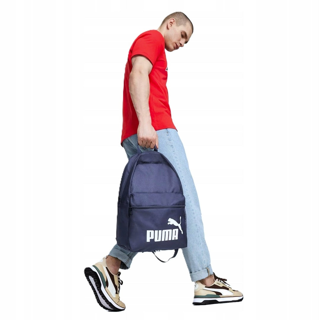 SCHOOL BACKPACK PUMA 22L unisex navy sports urban youth navy Brand Puma