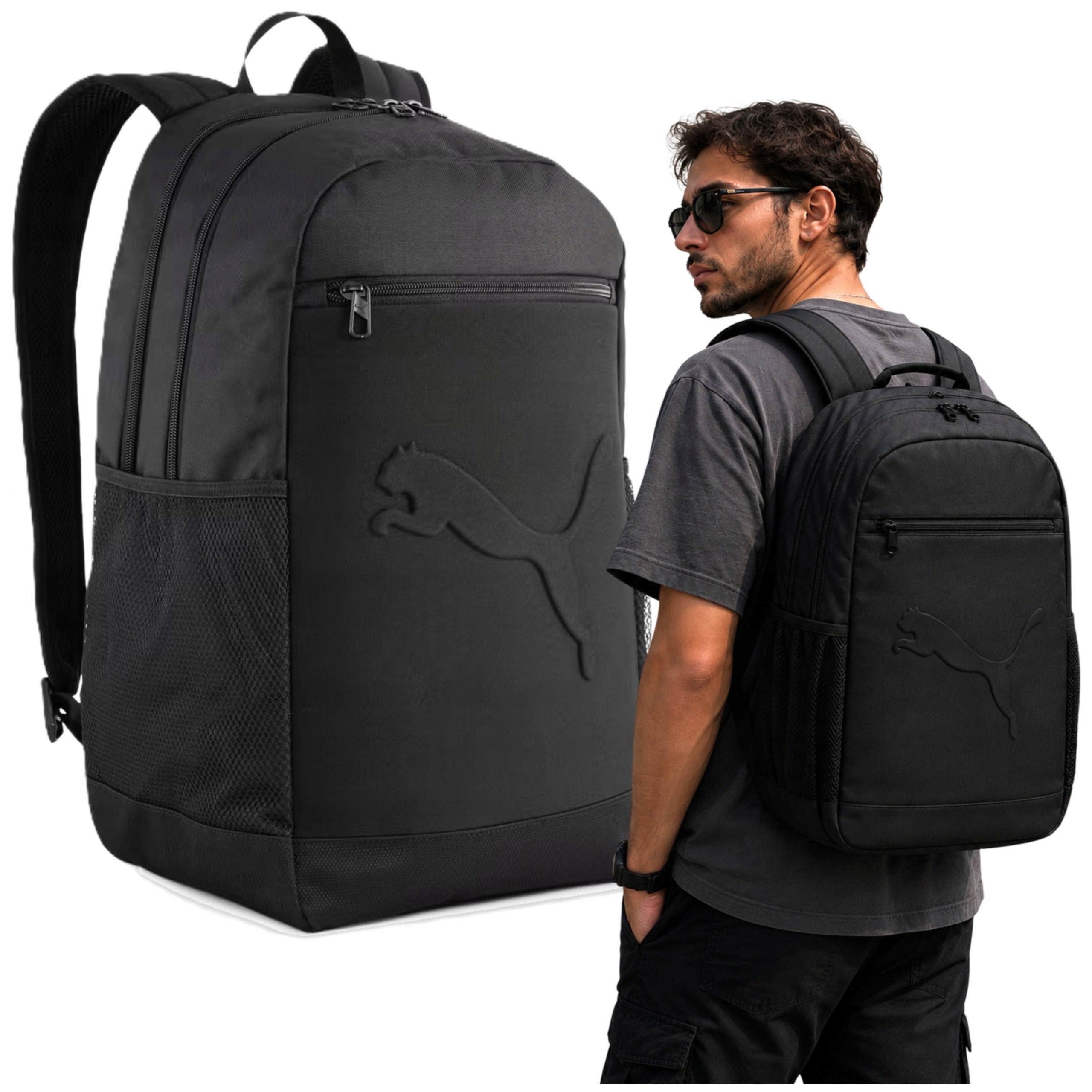 SCHOOL BACKPACK PUMA BUZZ LARGE 28L YOUTH SPORTS WOMEN'S ROOMY