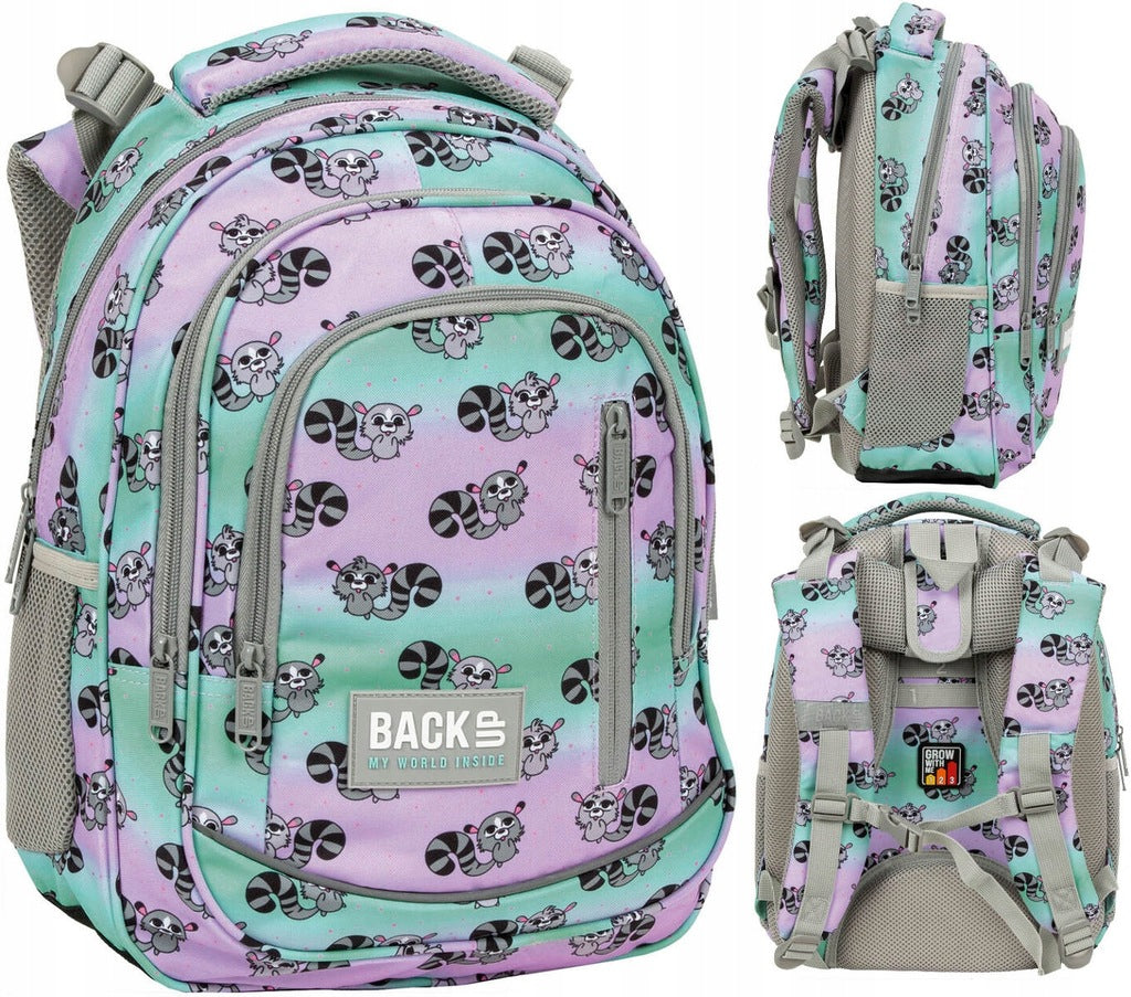 SCHOOL BACKPACK R03 BACKUP LEMUR HEIGHT ADJUSTMENT HARNESS class 1 - 3
