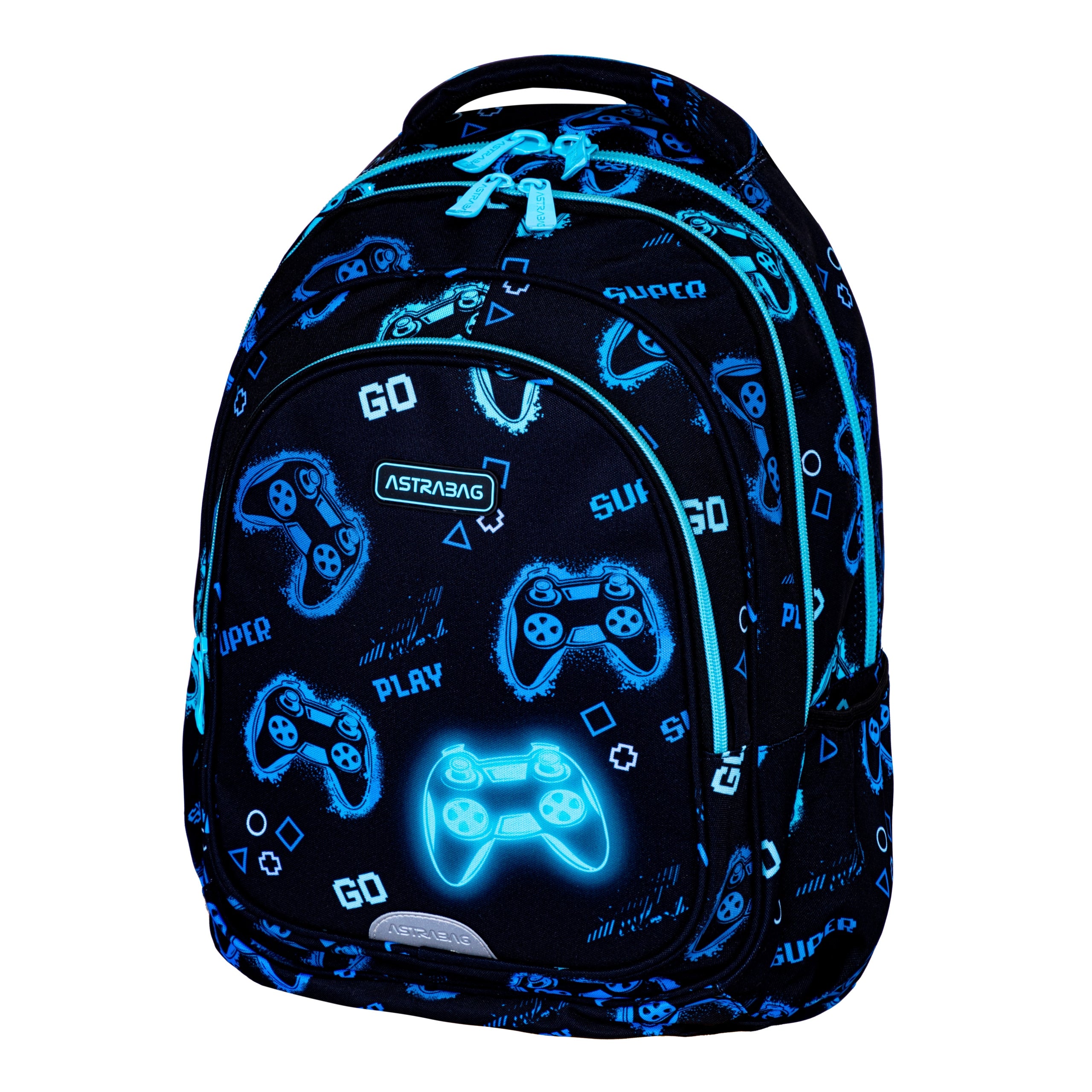 SCHOOL BACKPACK SATCHEL BLACK GAMER Manufacturer code 502024100