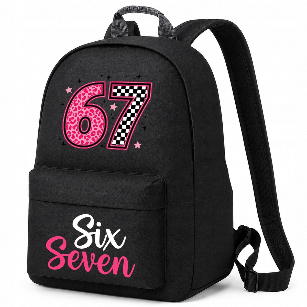 SCHOOL BACKPACK SATCHEL BLACK WASHING MACHINE FOR SCHOOL 1-3 KL SIX SEVEN STARS