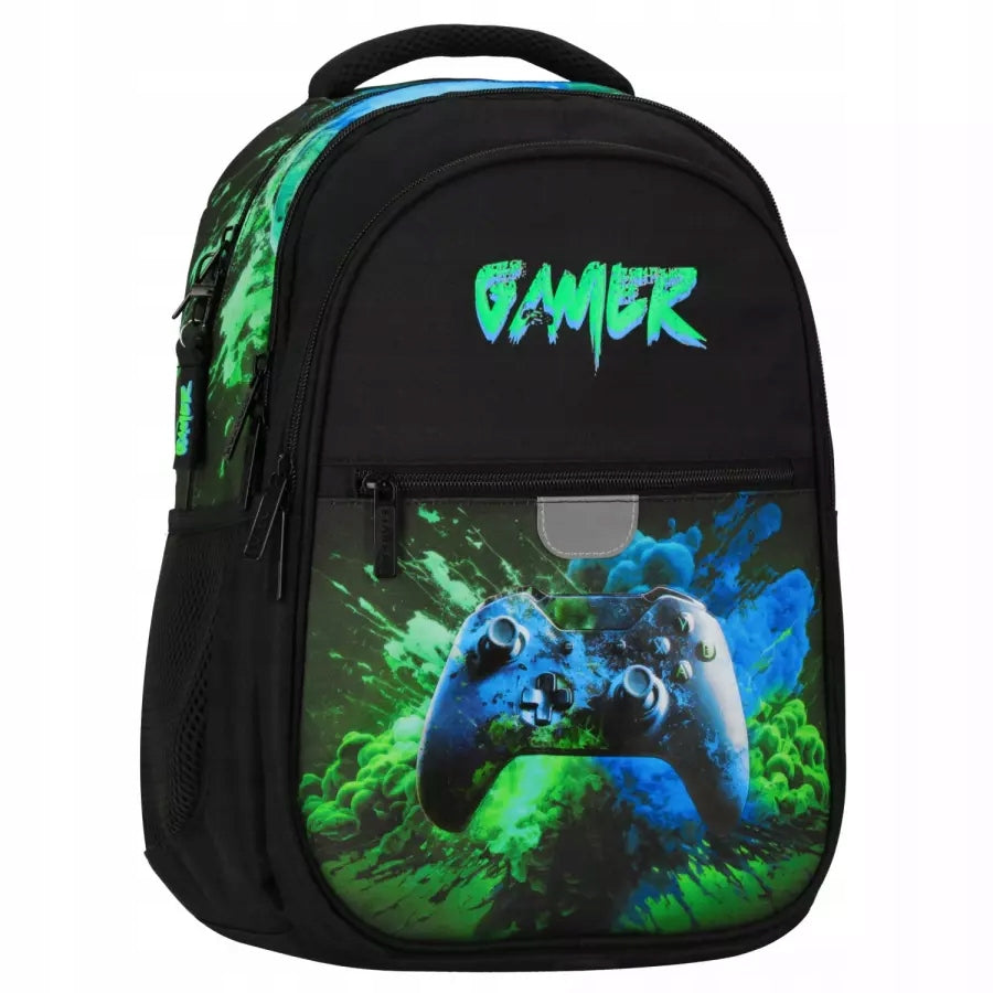 SCHOOL BACKPACK SATCHEL CLASS 1 3 FOR BOY PLAYER PAD Packaging status original