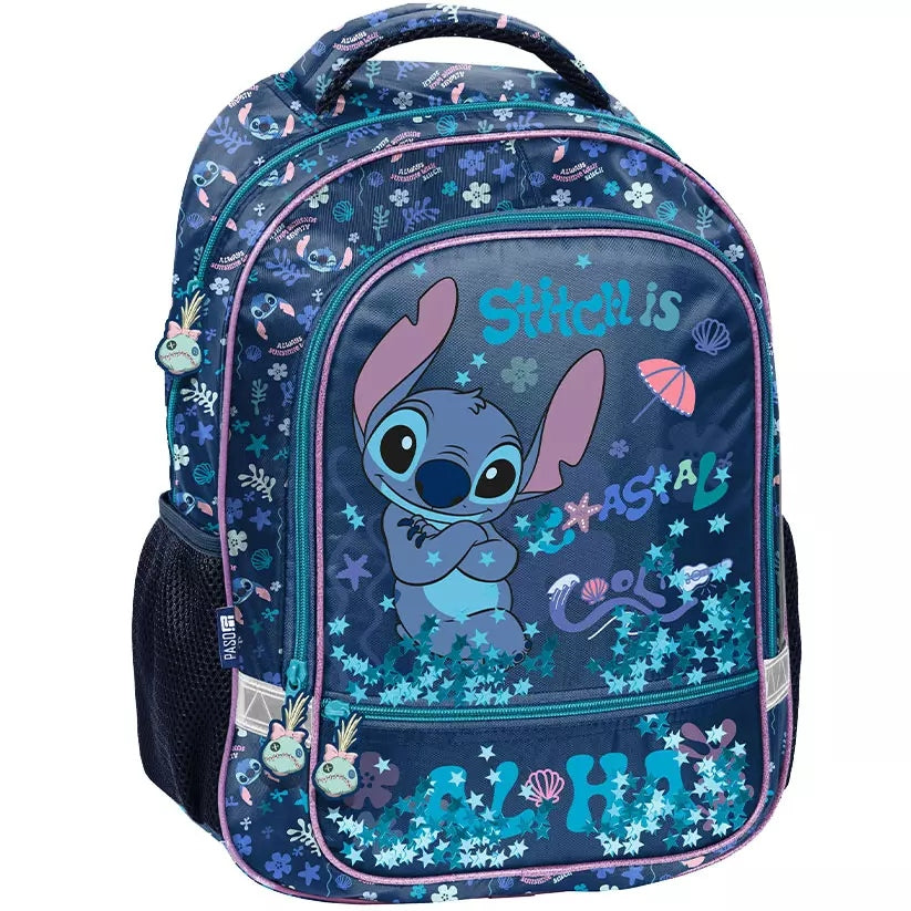 SCHOOL BACKPACK SATCHEL CLASS 1 3 LILO AND STITCH STICH FOR GIRLS Manufacturer code DS26XX-260