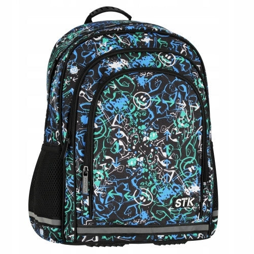 SCHOOL BACKPACK SATCHEL CLASS 1 3 SMILEY EMOTICONS