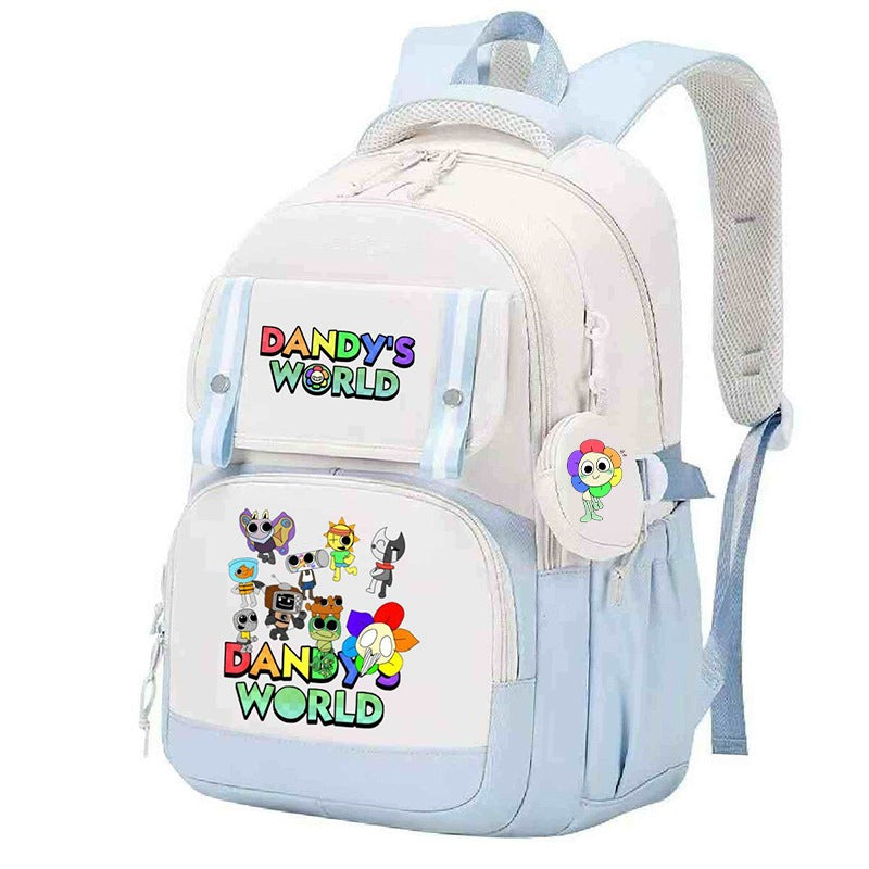 SCHOOL BACKPACK SATCHEL Dandy's World PATTERNS A4 LARGE COLORS MANY STYLE Brand no brand