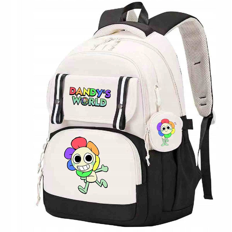 SCHOOL BACKPACK SATCHEL Dandy's World PATTERNS A4 LARGE COLORS MANY STYLE Manufacturer code dhrty54y