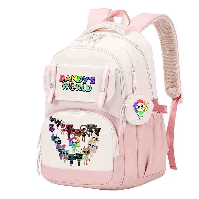 SCHOOL BACKPACK SATCHEL Dandy's World PATTERNS A4 LARGE COLORS MANY STYLE