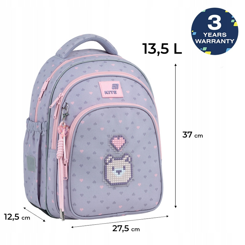 SCHOOL BACKPACK SATCHEL FOR GIRLS 1 2 3 ORTHOPAEDIC CLASS KITE Brand Kite