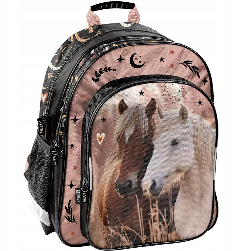 SCHOOL BACKPACK SATCHEL FOR GIRLS CLASS 1 3 HORSE HORSES Manufacturer code PP26HR-090