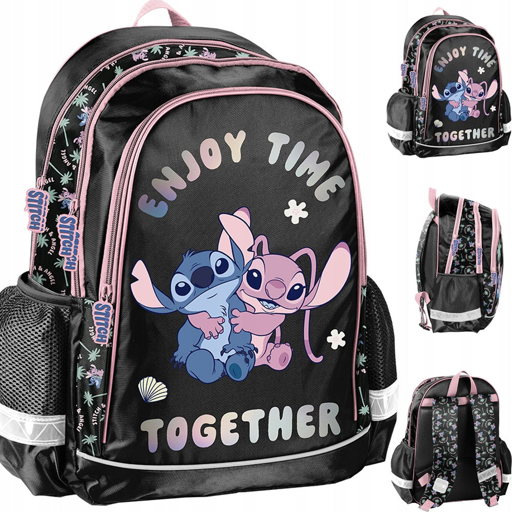 SCHOOL BACKPACK SATCHEL FOR GIRLS LILO AND STITCH CLASS 1 3 ANGEL