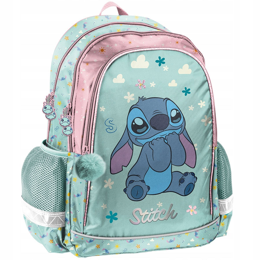 SCHOOL BACKPACK SATCHEL FOR GIRLS LILO AND STITCH CLASS 1 3 MINT Manufacturer code DS25FF-081