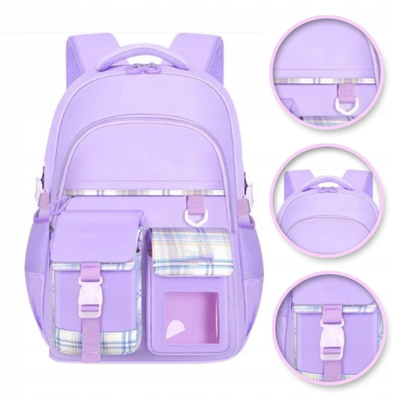 SCHOOL BACKPACK SATCHEL FOR GIRLS ROOMY LARGE CLASS 4-6 EAN (GTIN) 5903678579692