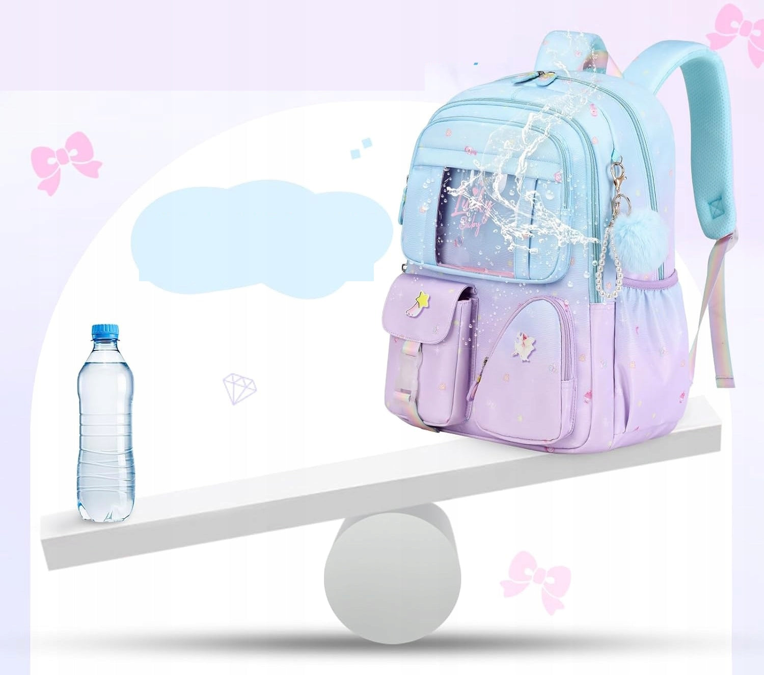 SCHOOL BACKPACK SATCHEL FOR GIRLS YOUTH SET N9 FOR SCHOOL Brand Bergens