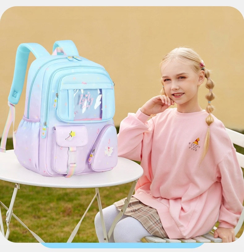 SCHOOL BACKPACK SATCHEL FOR GIRLS YOUTH SET N9 FOR SCHOOL Manufacturer code PLECAK SZKOLNY DLA DZIEWCZYNKI ZESTAW