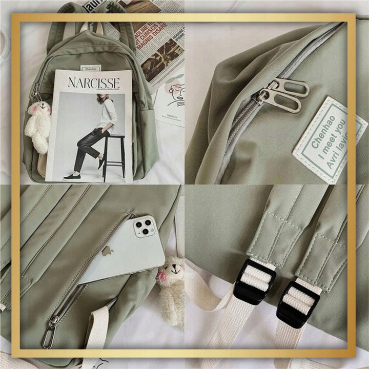 SCHOOL BACKPACK SATCHEL FOR TEEN GIRLS LARGE A4 FASHIONABLE WOMEN'S Manufacturer code 6933593978675