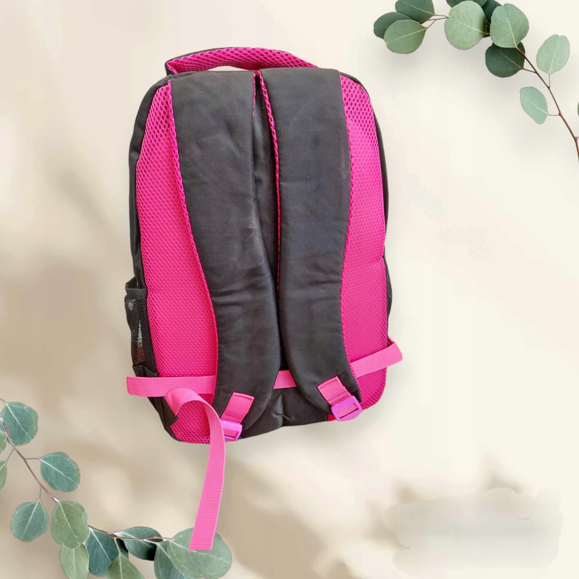 SCHOOL BACKPACK SATCHEL Hello Kitty A4 BLACK PINK Manufacturer code 2025 modny plecak dla nastolatków i dzieci