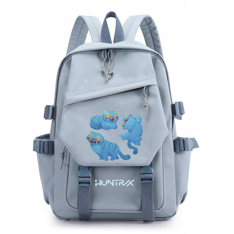 SCHOOL BACKPACK SATCHEL K-Pop Demon HUNTERS MULTIPLE USB DESIGNS A4 LARGE Brand no brand