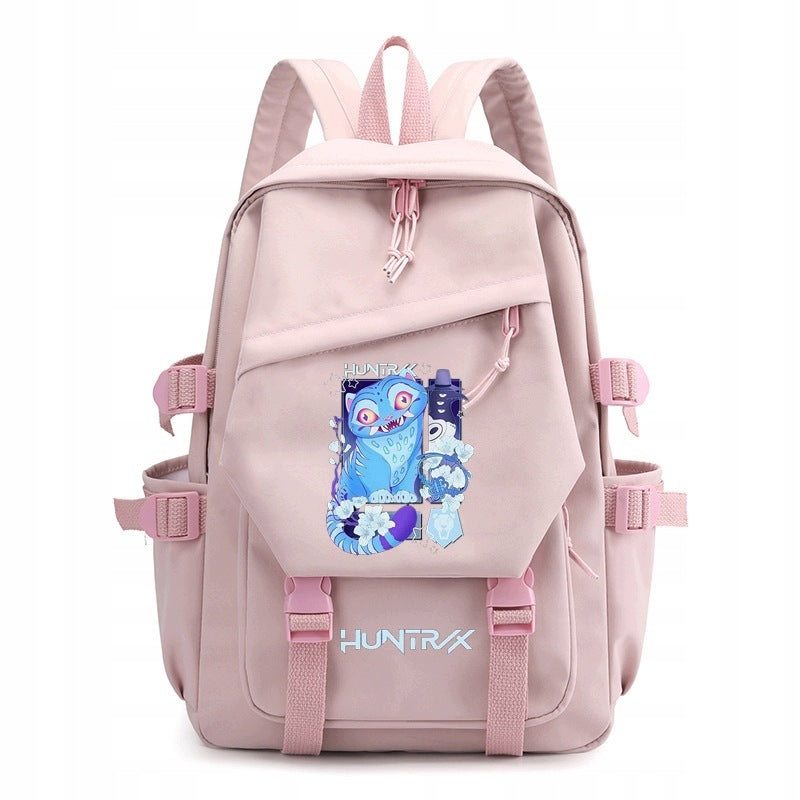 SCHOOL BACKPACK SATCHEL K-Pop Demon HUNTERS MULTIPLE USB DESIGNS A4 LARGE