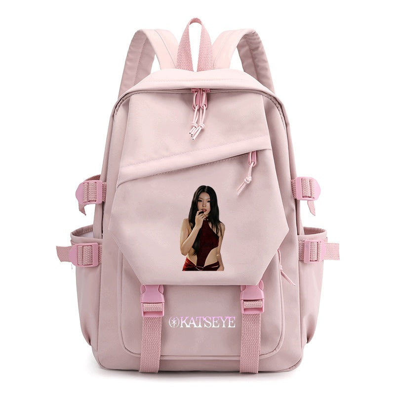 SCHOOL BACKPACK SATCHEL KATSEYE A4 LARGE COLORS MANY DESIGNS STYLE NEW