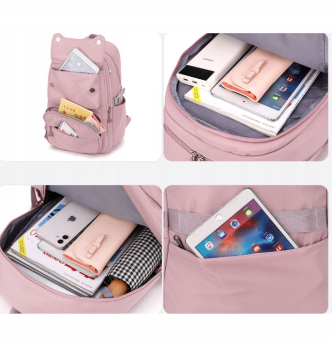 SCHOOL BACKPACK SATCHEL ON WHEELS FRAME FOR GIRLS CAPACIOUS CLASS 4-6 Manufacturer code DG-PL-ROZ-K6