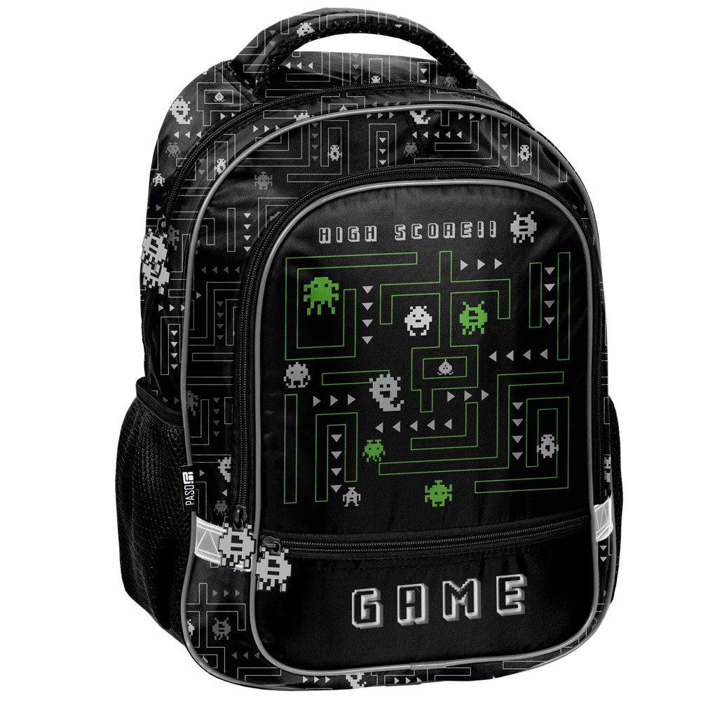 SCHOOL BACKPACK SATCHEL PIXELS GAME FOR CLASS 1 3 FOR BOY Brand Paso
