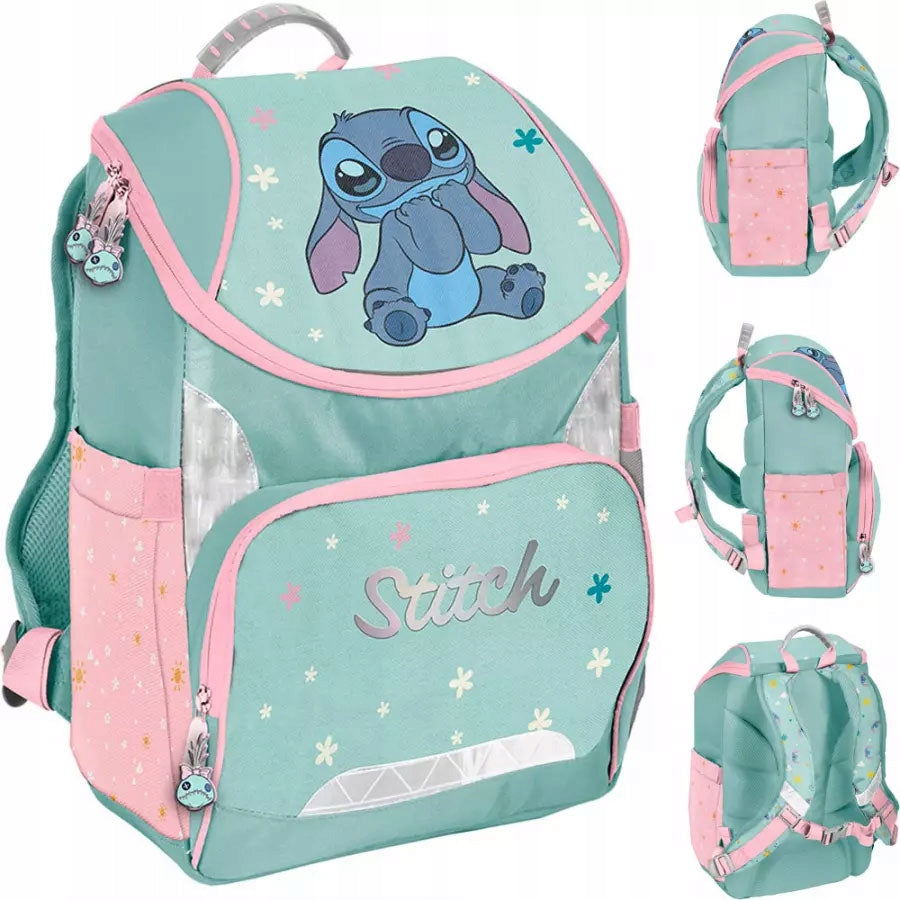 SCHOOL BACKPACK SATCHEL UP TO 1ST GRADE FOR GIRL LILO AND STITCH STICH