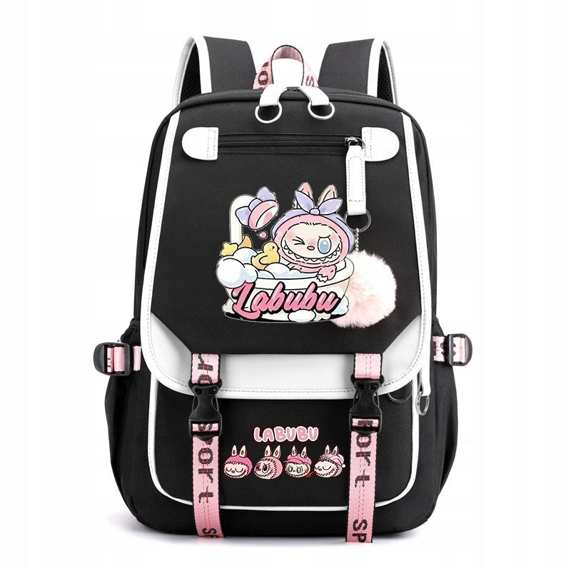 SCHOOL BACKPACK SATCHEL labubu PATTERNS A4 LARGE COLORS PATTERNS STYLE Manufacturer code drey6tryhdfrg