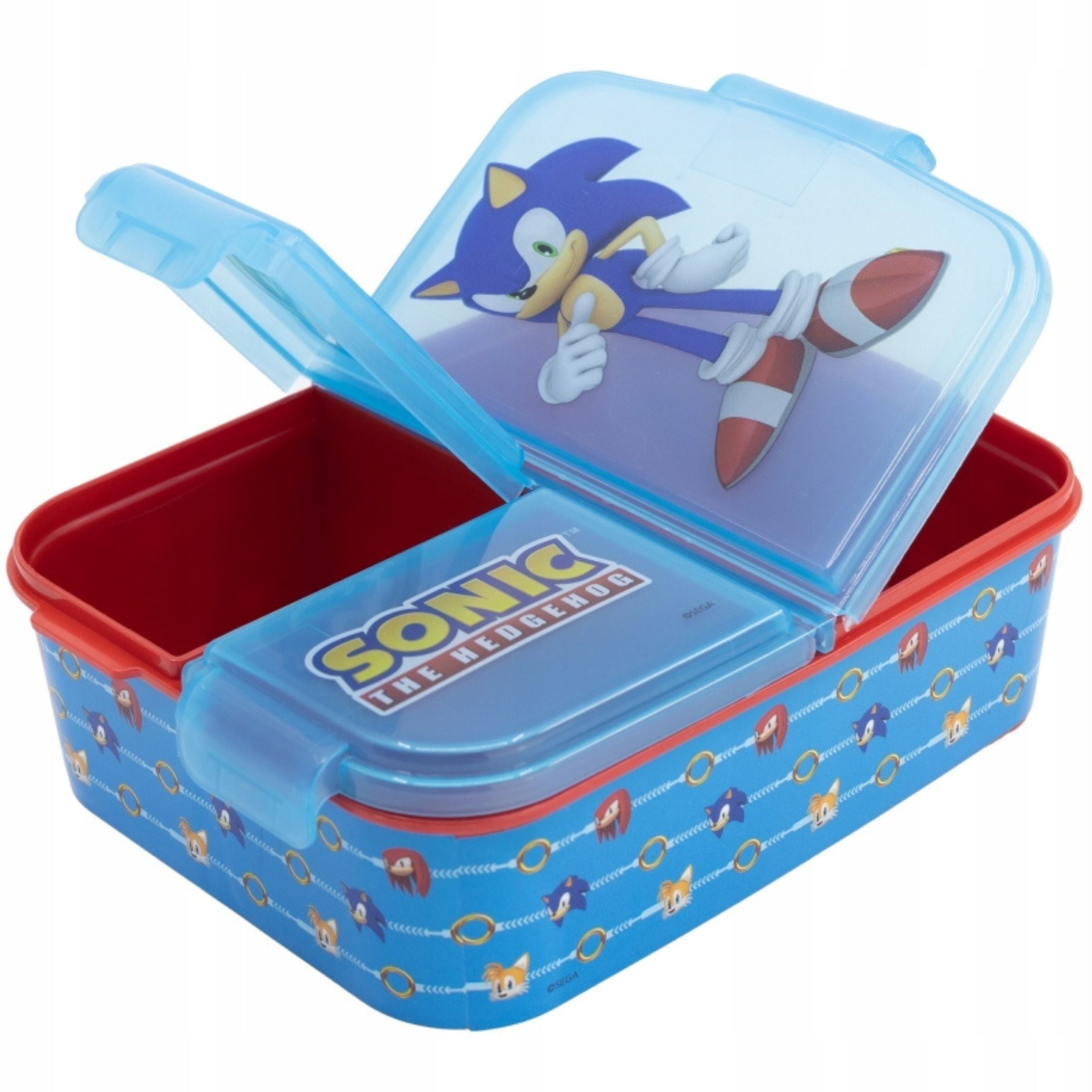 SCHOOL BACKPACK SINGLE-CHAMBER SONIC LARGE ROOMY 42x32x12 cm + BREAKFAST Brand no brand