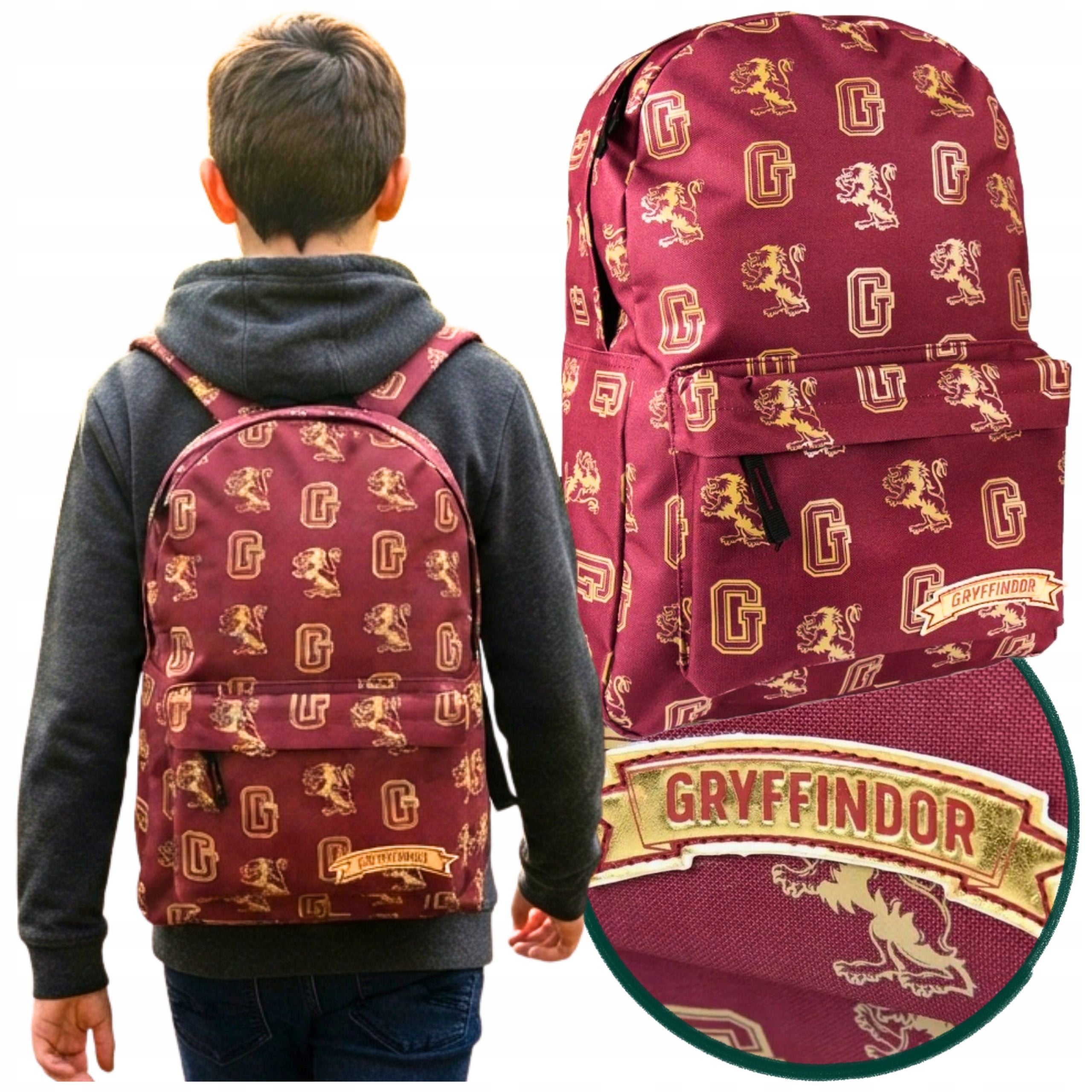 SCHOOL BACKPACK SINGLE COMPARTMENT HARRY POTTER ROOMY LARGE 44 x 30 x12cm