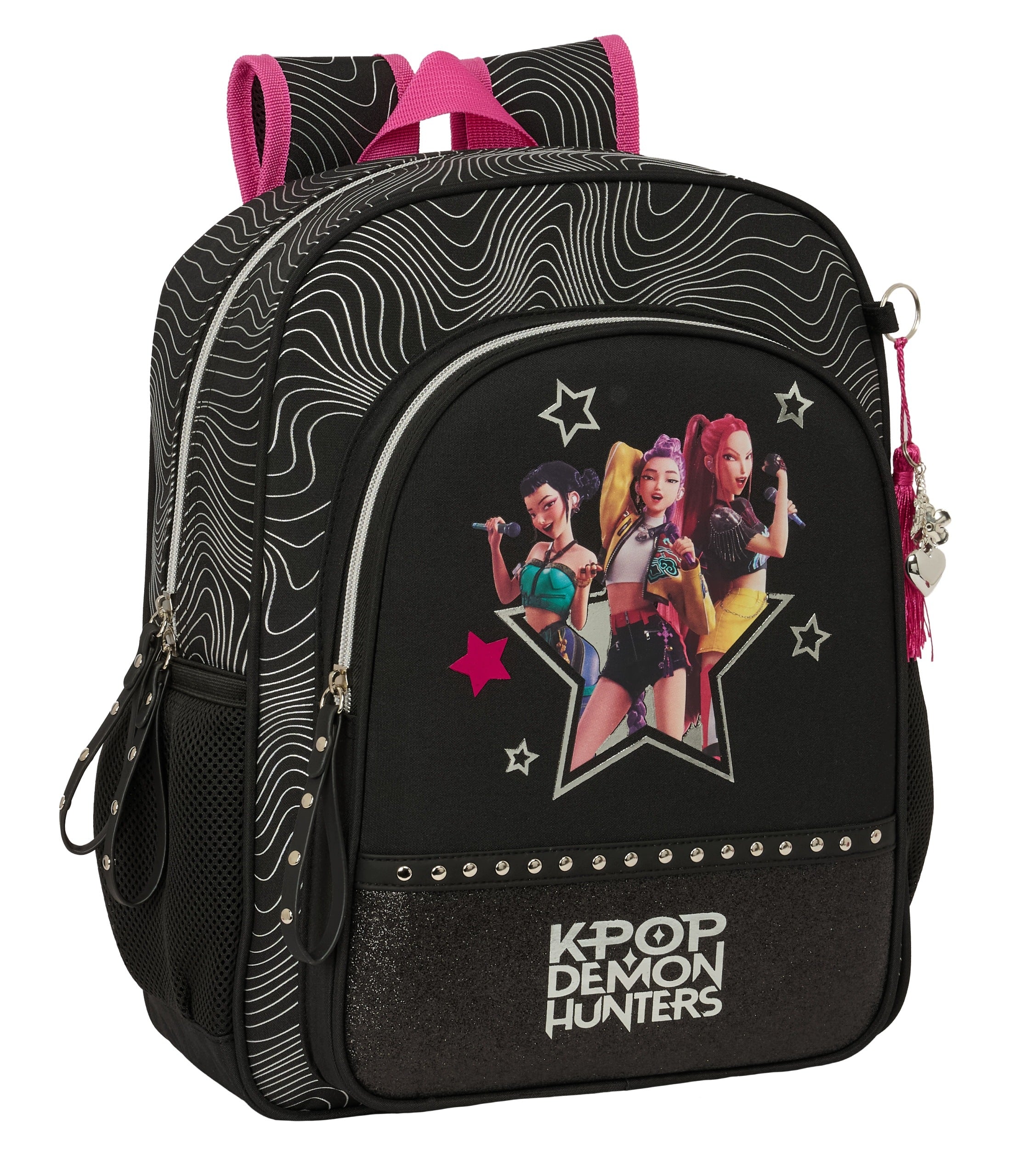 SCHOOL BACKPACK SINGLE COMPARTMENT K-POP DEMON HUNTERS HUNTRIX Packaging status original