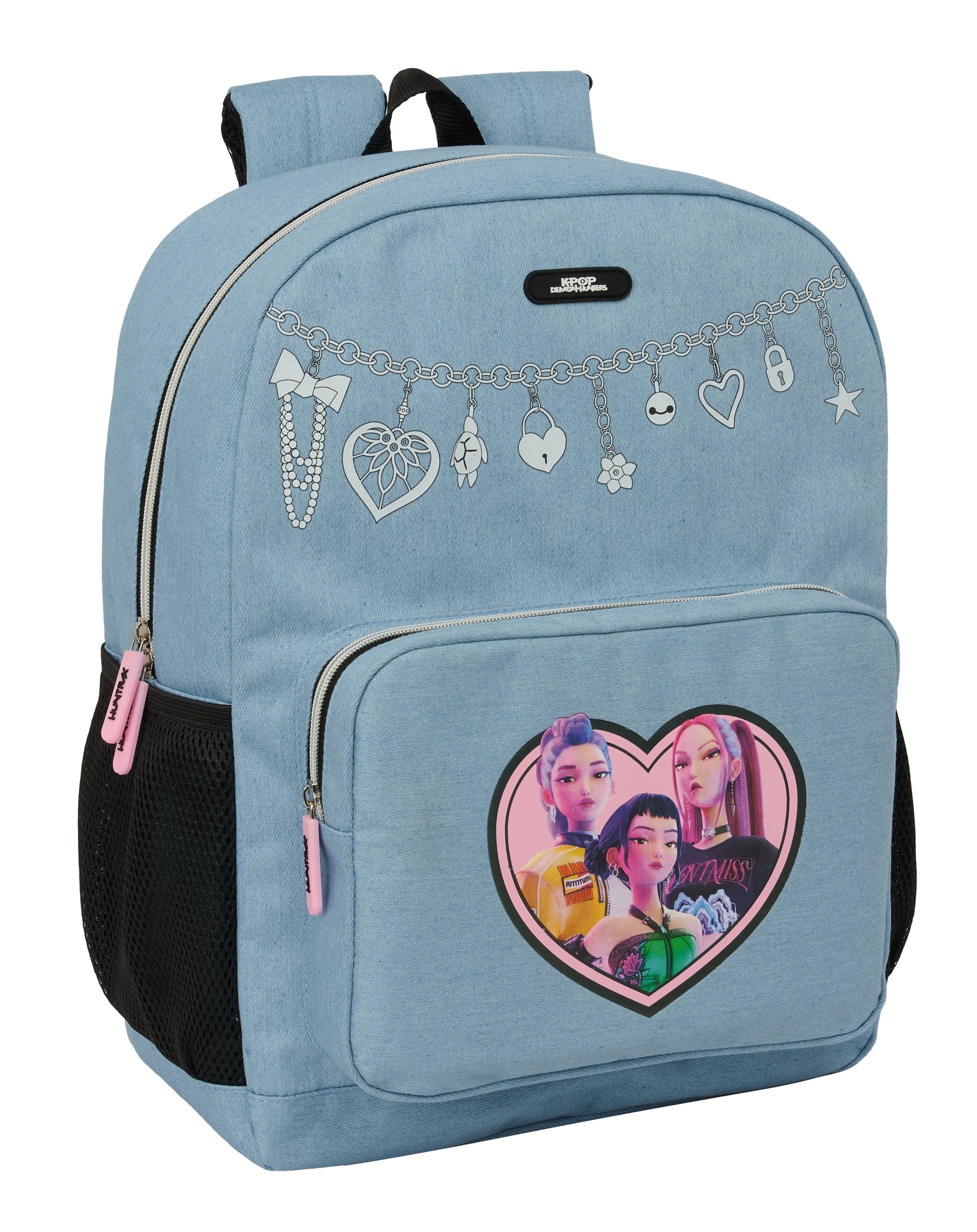 SCHOOL BACKPACK SINGLE COMPARTMENT K-POP DEMON HUNTERS HUNTRIX Packaging status original