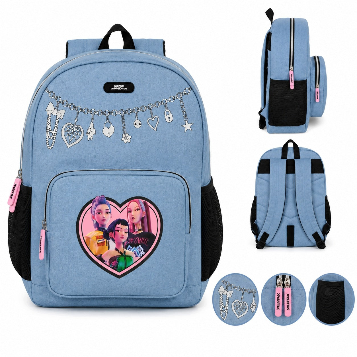 SCHOOL BACKPACK SINGLE COMPARTMENT K-POP DEMON HUNTERS HUNTRIX