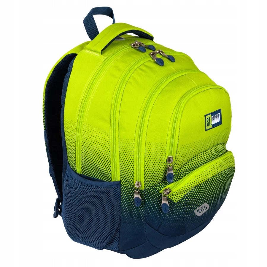 SCHOOL BACKPACK ST.RIGHT 4-CHAMBER BP05 LEMON GRADIENT 26L 830G Manufacturer code 667565
