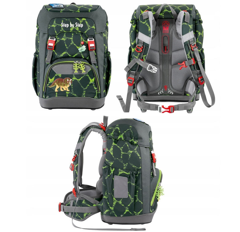 SCHOOL BACKPACK STEP BY STEP GRADE DINO TRES