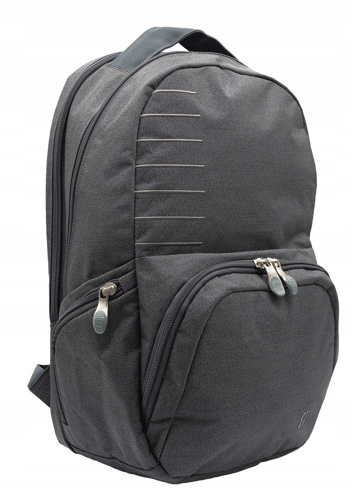 SCHOOL BACKPACK STRIGHT BP-35 MELANGE LIGHT GRAY Manufacturer code 9199