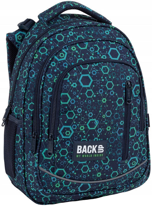 SCHOOL BACKPACK UP TO 1ST CLASS BACKUP R96 MOLECULES ADJUSTABLE HARNESS HEIGHT EAN (GTIN) 5901130089369