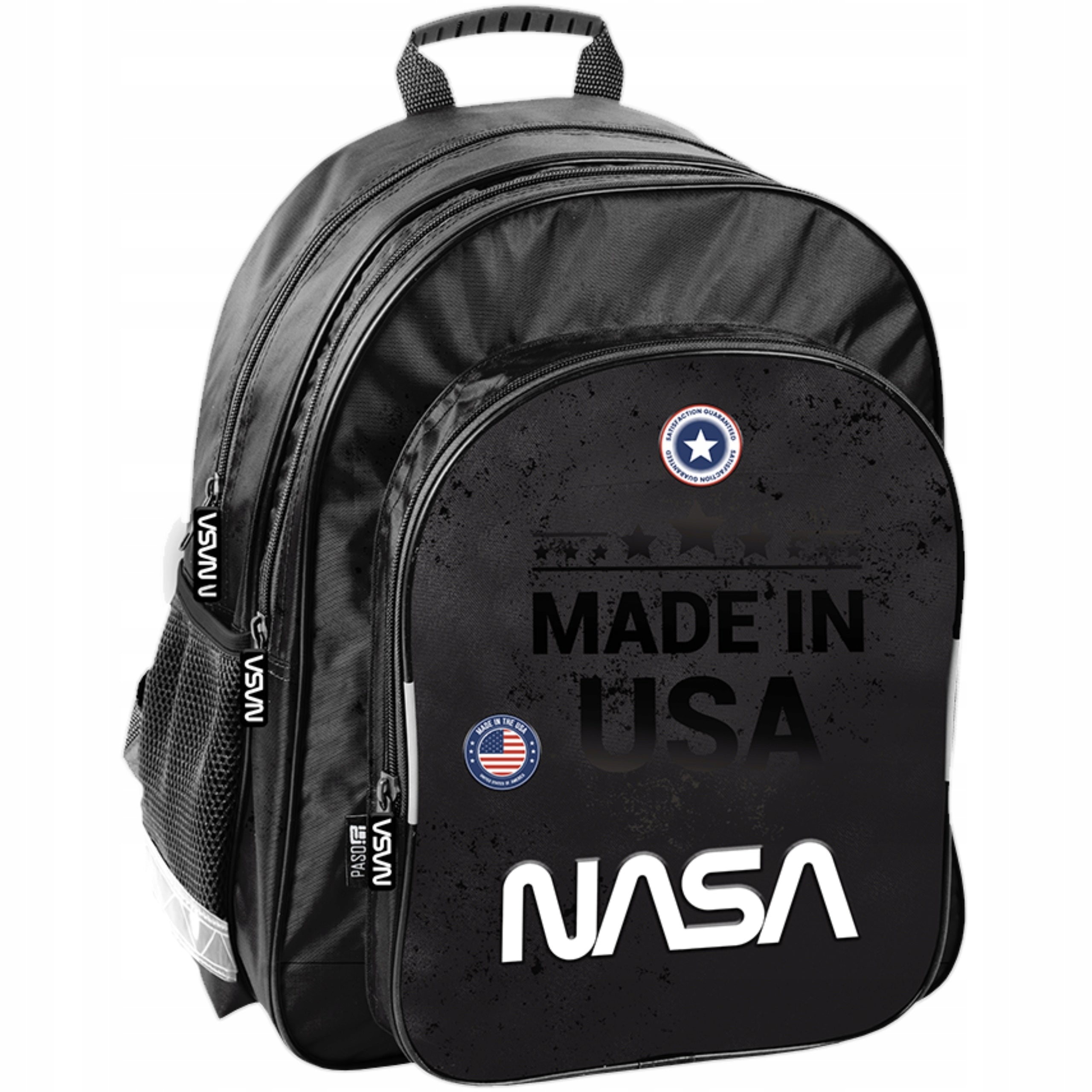 SCHOOL BACKPACK USA FOR BOYS BLACK SPACE Brand Paso