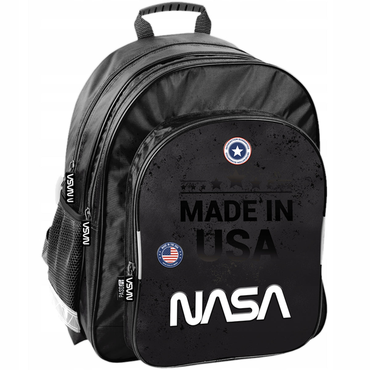 SCHOOL BACKPACK USA FOR BOYS BLACK SPACE Brand Paso