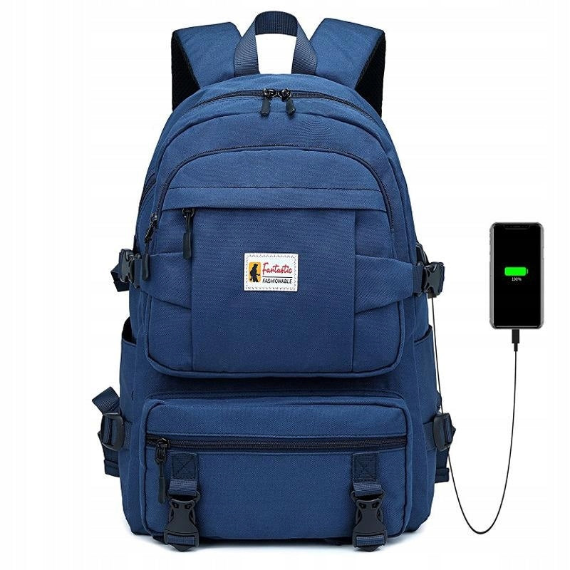 SCHOOL BACKPACK USB BAG for laptop D064