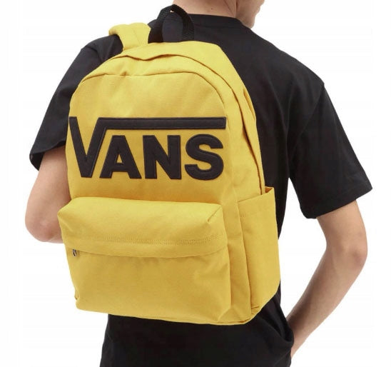 SCHOOL BACKPACK VANS OLD SKOOL LARGE YELLOW SCHOOL NEW MODEL ORIGINAL Brand Vans
