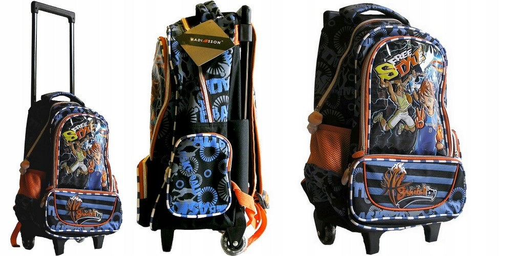 SCHOOL BACKPACK WHEELS FRANCE 20 PATTERN PROMOTION