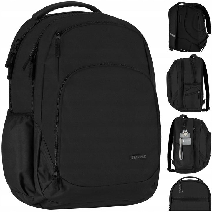 SCHOOL BACKPACK YOUTH BLACK LARGE FOR BOY MEN FOR LAPTOP