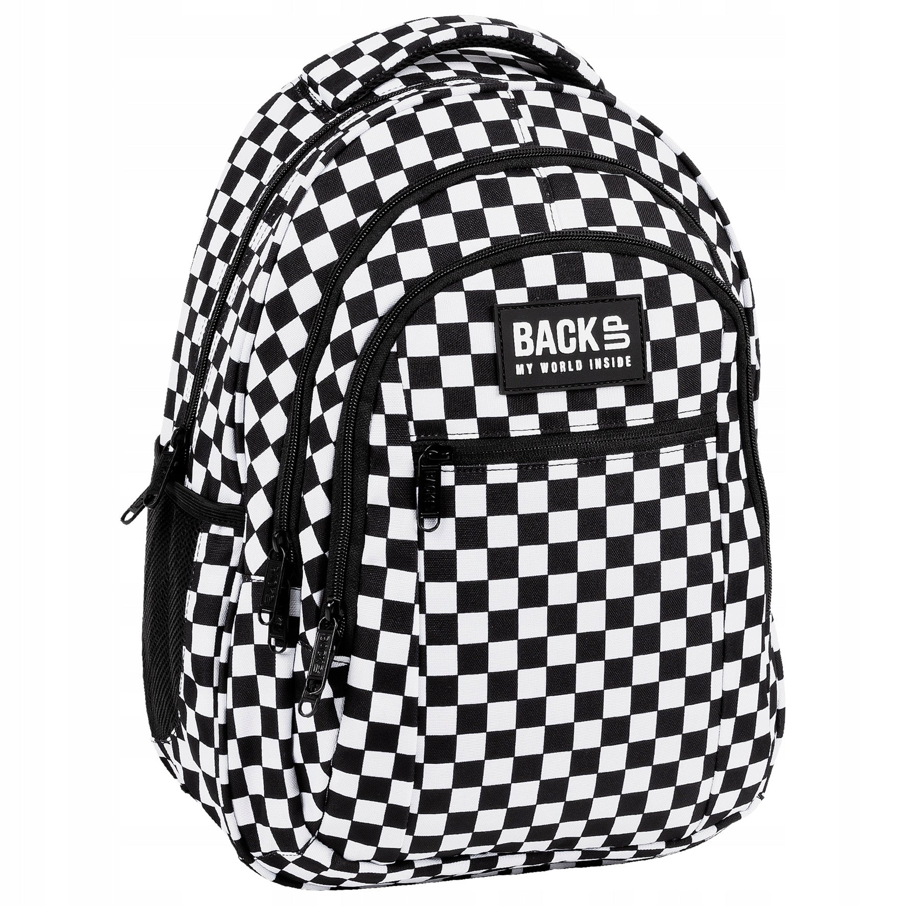 SCHOOL BACKPACK YOUTH CHESSBOARD GRILLE WHITE - BLACK O94 BACKUP 26L Manufacturer code 5901130077373